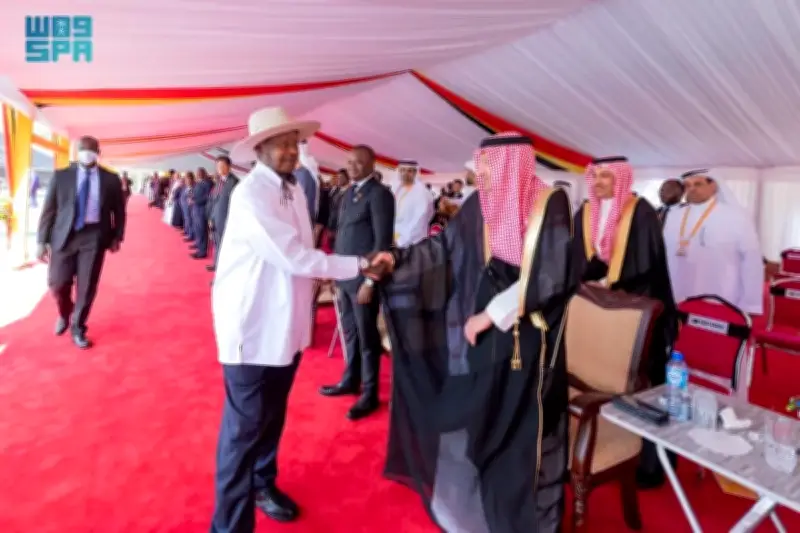 بحضور نيابة عن ولي العهد.. الخريجي يشارك في حفل تنصيب رئيس أوغندا