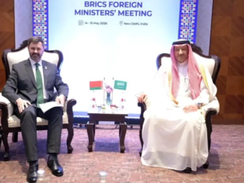 نائب وزير الخارجية يلتقي النائب الأول لوزير خارجية بيلاروس في نيودلهي