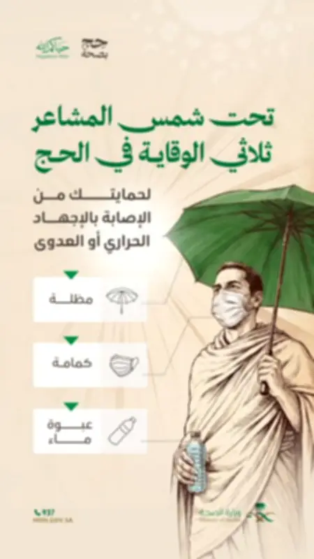 وزارة الصحة توصي الحجاج بالثلاثي الوقائي لتفادي المخاطر الصحية