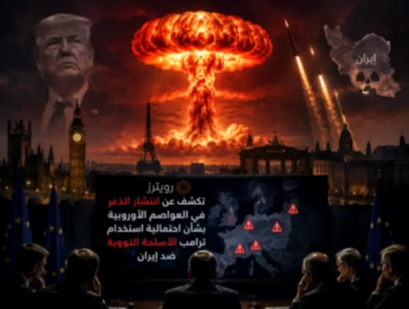 رويترز تكشف عن انتشار الذعر في العواصم الأوروبية بشأن احتمال استخدام ترامب للأسلحة النووية