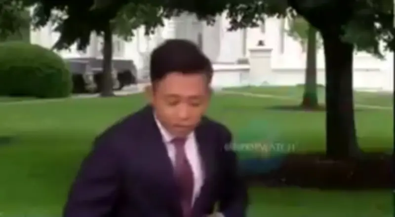 هروب مذيع على الهواء بعد إطلاق نار قرب البيت الأبيض