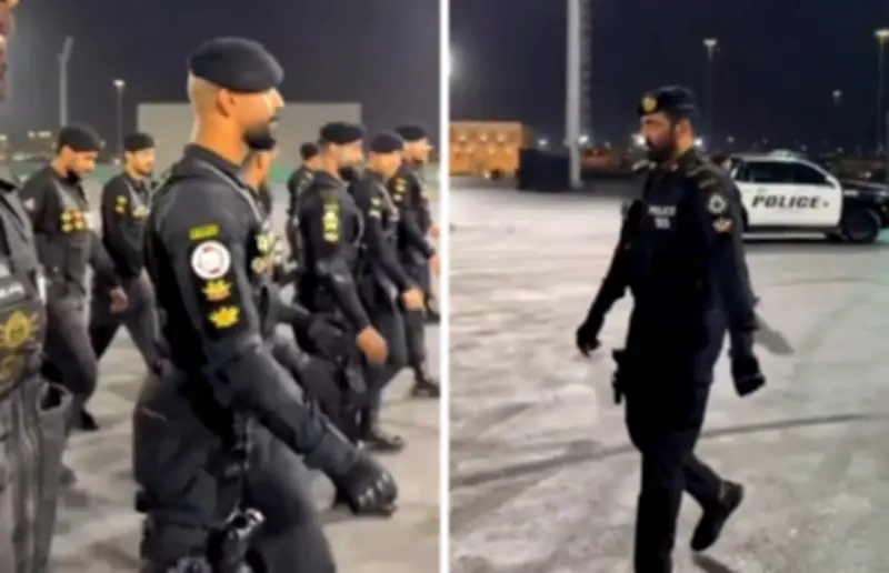 فيديو يوثق انضباط رجل أمن في استعراض قوات الحج بمكة