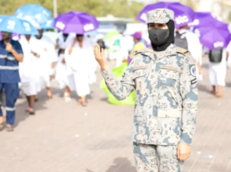 منسوبات حرس الحدود يشاركن ميدانياً في عرفات لتعزيز أمن وسلامة ضيوف الرحمن