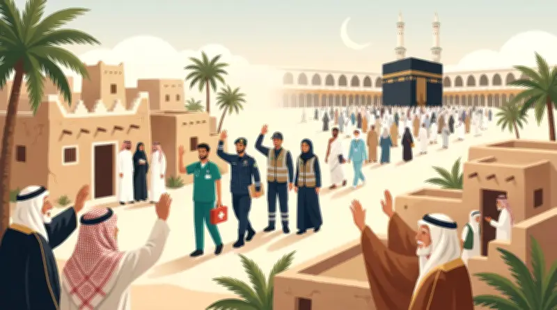 في قريتي السعودية: موسم الحج تقليد سنوي لخدمة ضيوف الرحمن