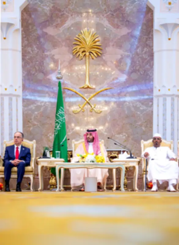 ولي العهد يقيم حفل الاستقبال السنوي لضيوف الحج في قصر منى