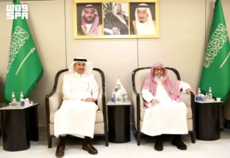 المفتي العام يستقبل وزير النقل والخدمات اللوجستية في منى