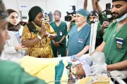 بعد 16 ساعة.. نجاح عملية فصل التوأم الملتصق التنزاني نانسي ونايس في الرياض