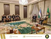البديوي يبحث مع وزير خارجية أوزبكستان تعزيز العلاقات والقمة الخليجية الآسيوية