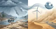 أمطار رعدية ورياح نشطة على معظم مناطق المملكة اليوم