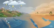 أمطار رعدية ورياح نشطة على عدة مناطق في المملكة اليوم