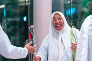 استقبال الدفعة الثانية من ضيوف برنامج خادم الحرمين الشريفين للحج