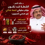 النمر يحذر: الإفراط في الشطة خطر على صحة القلب