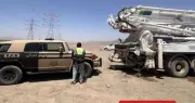 ضبط مقيم يمني لتلويث التربة بمواد خرسانية في المدينة المنورة