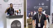 الإعلامي السوري هادي العبد الله يوثق مشاركته في تغطية مؤتمر قيادات قناة الجزيرة
