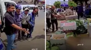 بالفيديو.. مسؤول سوري يزيل البسطات المخالفة في شوارع دمشق