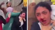 بالفيديو.. مصري يعتدي على زوجته بالضرب بسبب طلب الطلاق