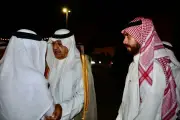 الأمير فيصل بن عبدالله يعزي آل قطان في وفاة وليد قطان
