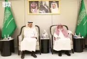 المفتي العام يستقبل وزير النقل والخدمات اللوجستية في منى