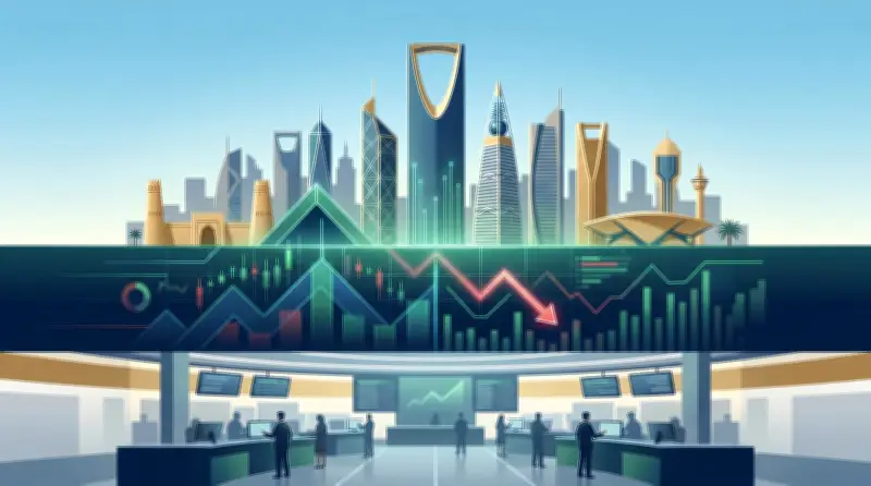 المؤشر السعودي يغلق دون 11 ألف نقطة بتداولات 4.4 مليار ريال