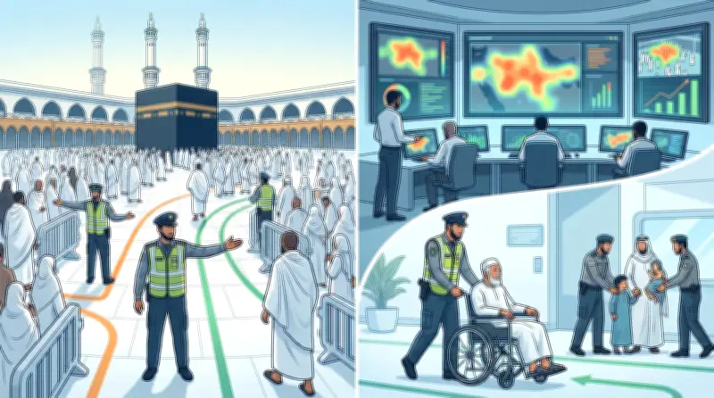 دور رجال الأمن المحوري في تنظيم وإدارة حشود الحج والعمرة