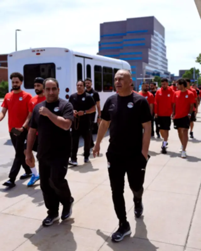 منتخب مصر يتدرب في أوهايو استعداداً لودية البرازيل