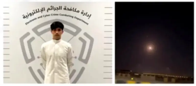 الداخلية الكويتية تضبط مصورًا نشر مقاطع صواريخ وتسبب بحادث مروري