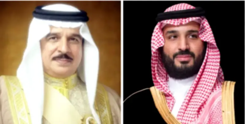 ولي العهد السعودي يؤكد التضامن الكامل مع البحرين في اتصال مع الملك حمد