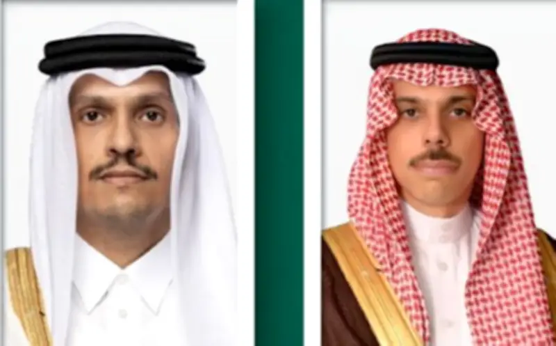وزيرا خارجية السعودية وقطر يبحثان التنسيق لحماية الاستقرار الإقليمي