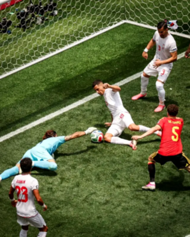تعادل سلبي بين بلجيكا وإيران في كأس العالم 2026 بلوس أنجلوس