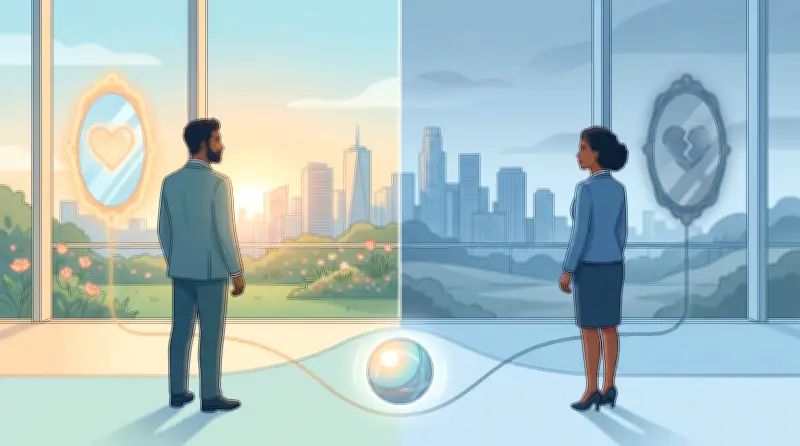 كل عين تبصر ما توافق وجهتها القلوب قبل الأبصار