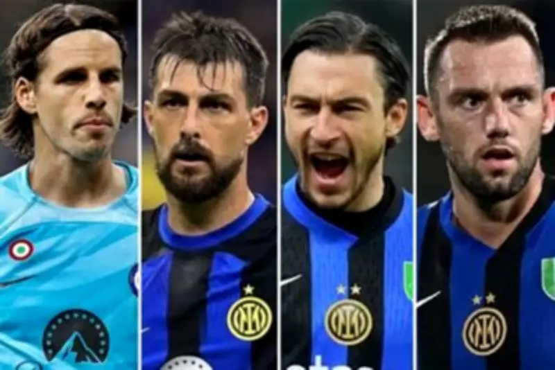 إنتر ميلان يعلن رحيل 4 نجوم ويوفر 20 مليون يورو