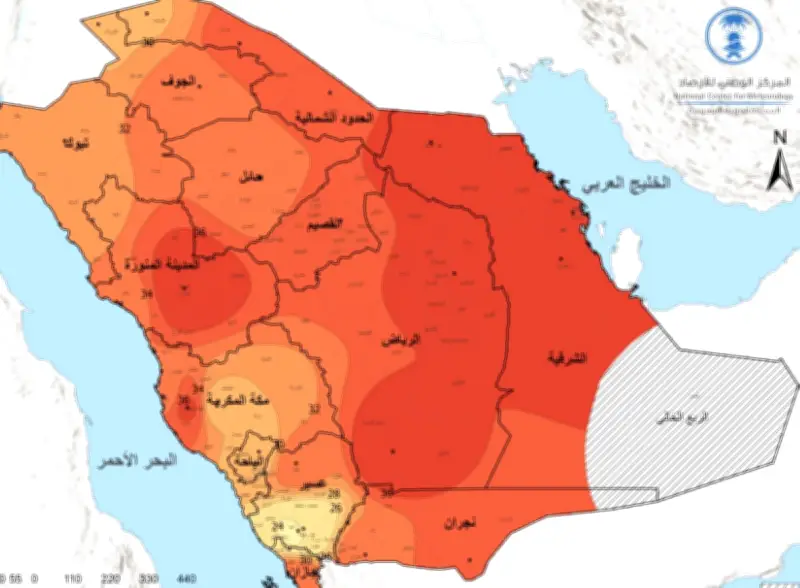 يوليو الأكثر حرارة في السعودية: بيانات 40 عامًا تكشف التفاصيل