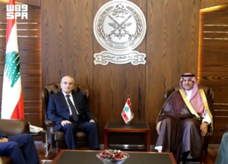 وزير الدفاع اللبناني يبحث التطورات مع السفير السعودي
