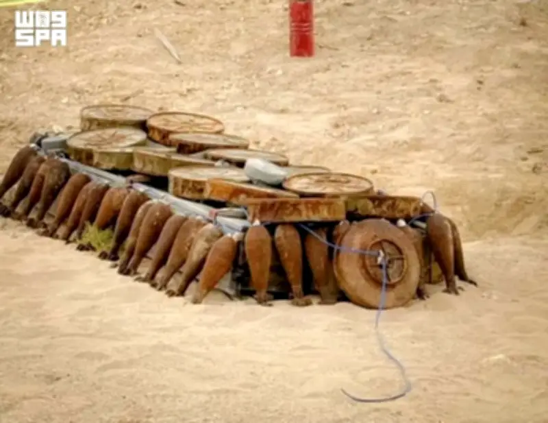 مسام ينزع 2164 لغماً في اليمن خلال أسبوع ويرفع الإجمالي إلى 571 ألفاً