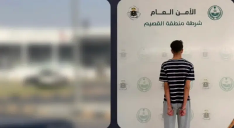 شرطة القصيم تقبض على مواطن لتسببه في إتلاف ميدان عام ومخالفة السير
