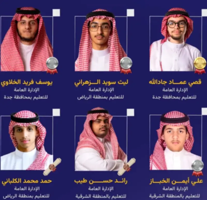 فريق الذكاء الاصطناعي السعودي يفوز بـ 6 جوائز في أولمبياد آسيا والمحيط الهادئ