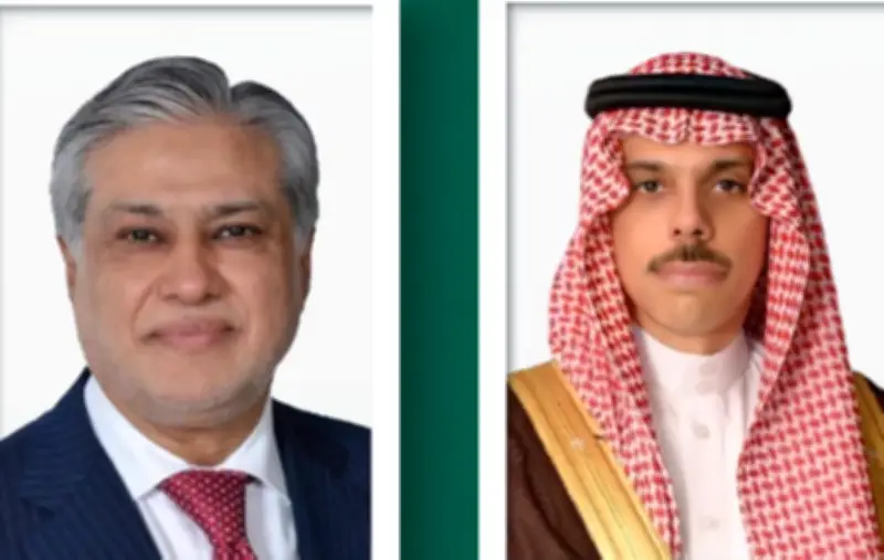 السعودية وباكستان تبحثان التطورات الإقليمية في اتصال وزاري