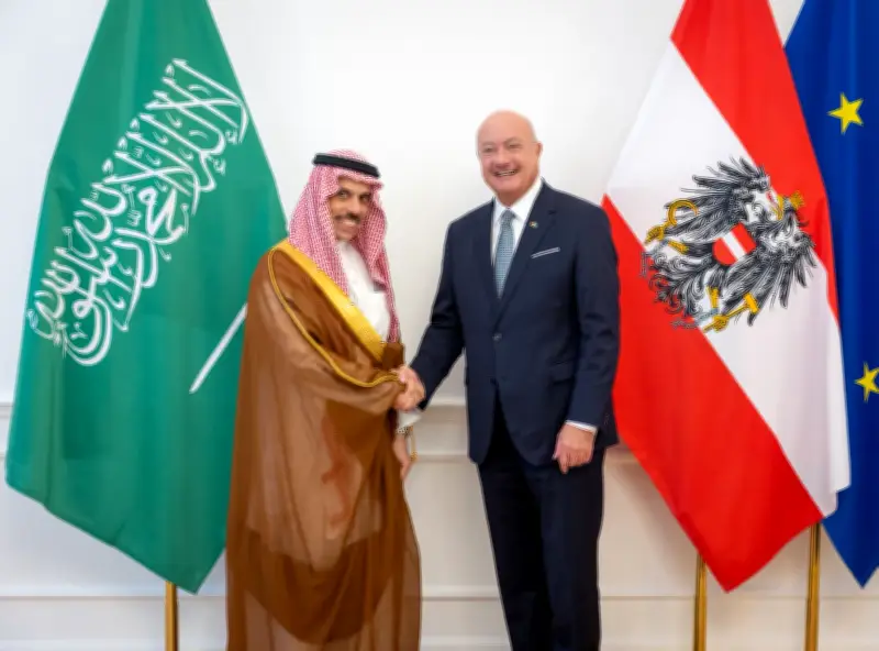 وزير الخارجية يبحث مع المستشار النمساوي تعزيز العلاقات الثنائية
