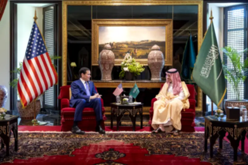 وزير الخارجية السعودي يبحث مع روبيو الاتفاق الإيراني وأزمات غزة ولبنان