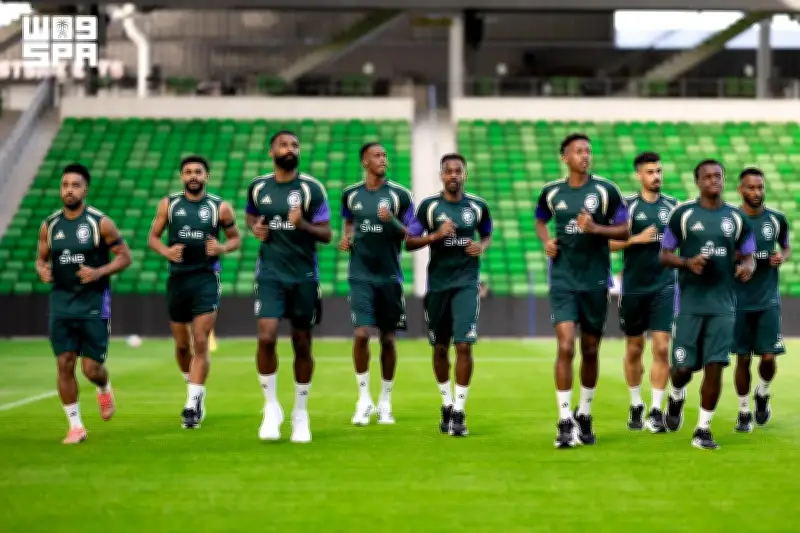 منتخب السعودية يغادر إلى هيوستن لمواجهة الرأس الأخضر في كأس العالم