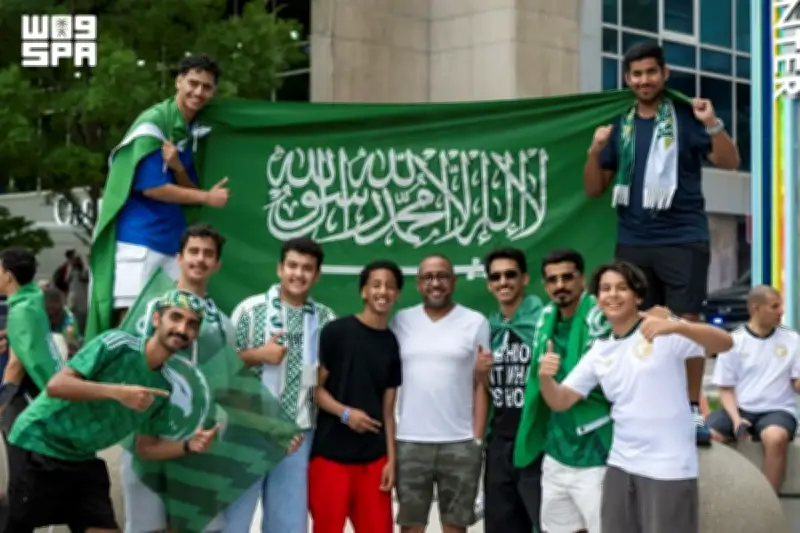 تواجد سعودي كثيف في أتلانتا قبل مباراة إسبانيا