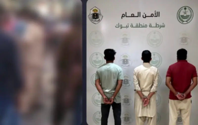 شرطة تبوك تقبض على مقيمين تشاجرا في مكان عام ومصور الواقعة