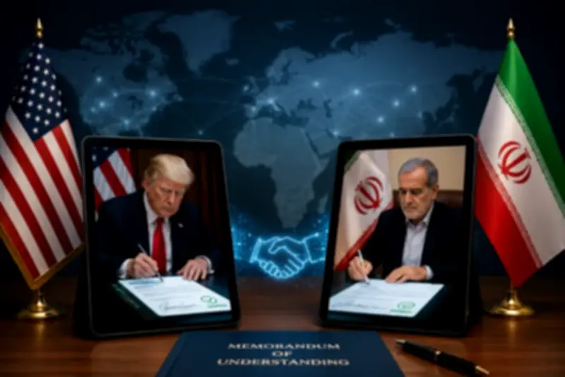 مسؤول أمريكي: ترامب وبزشكيان يوقعان مذكرة تفاهم إلكترونيًا