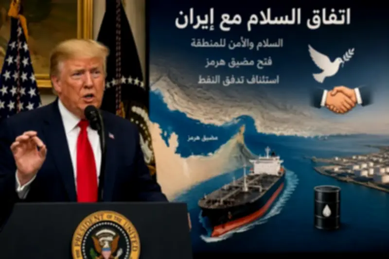ترامب يعلن فتح مضيق هرمز دون رسوم ورفع الحصار عن إيران
