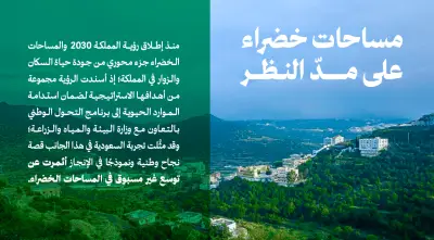 المملكة تصلح مليون هكتار وتزرع 151 مليون شجرة ضمن السعودية الخضراء