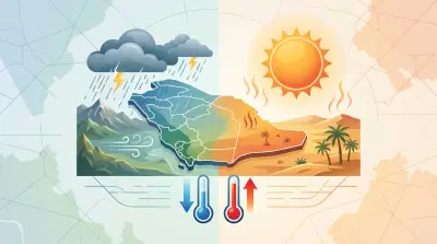 أمطار رعدية على 4 مناطق واستمرار الأجواء شديدة الحرارة شرق السعودية حتى 47 درجة
