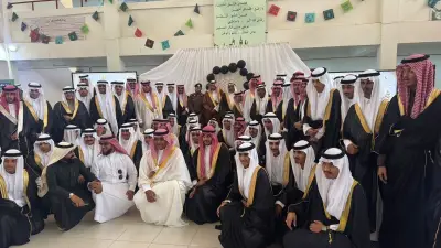 رئيس مركز الموسم يرعى حفل تخرج طلاب متوسطة وثانوية الموسم بجازان