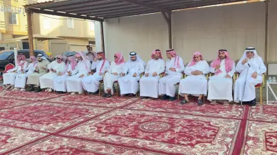 قرية الريحان تشيع حرم سعد المليص إلى مثواها الأخير