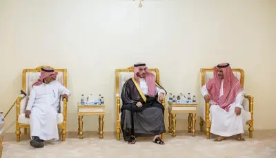 أمير الجوف يعزي المشرف على الشؤون التنموية في وفاة والدته