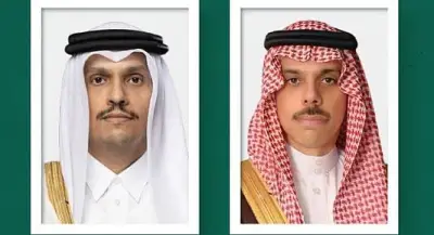 وزير الخارجية السعودي يتلقى اتصالاً من رئيس وزراء قطر لبحث تطورات المنطقة